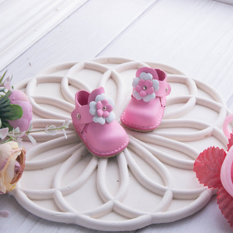 Босоніжки с зкаритим квадратним носиком для ляльки